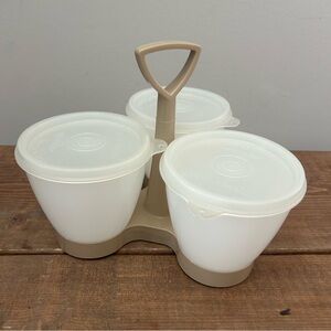 Vintage Tupperware Condiment Caddy